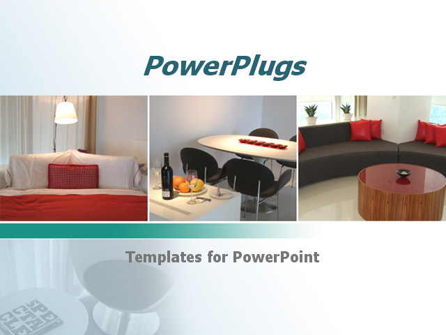 PowerPoint Template about comfort, comfortable, decor