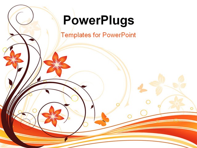 PowerPoint Template about art, abstract, generic