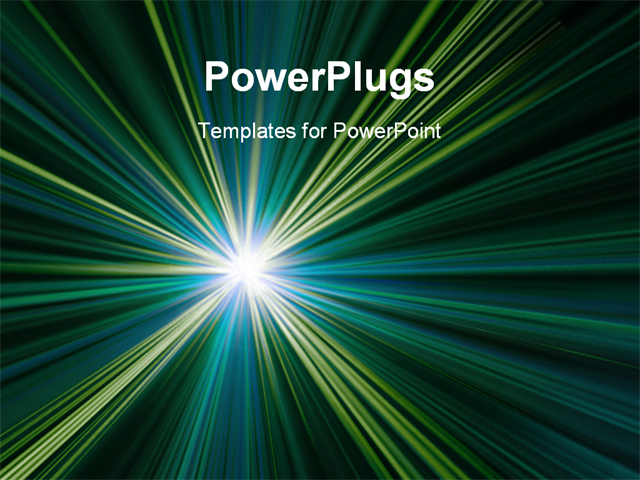 PowerPoint Template about colorful, background, laser light