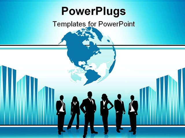 PowerPoint Template about business concept, design, abstract