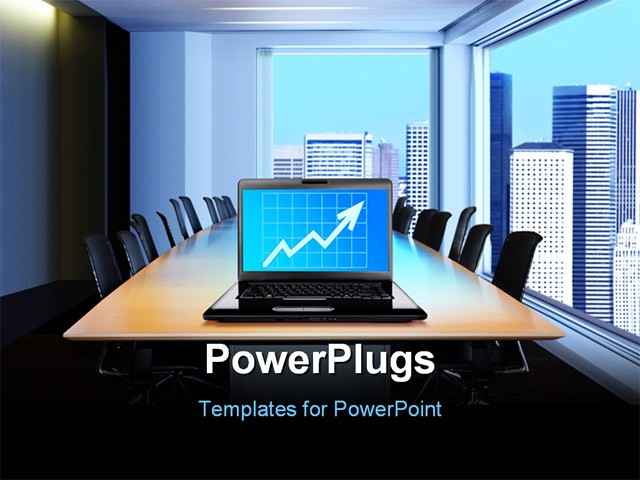PowerPoint Template about business, computer, architecture