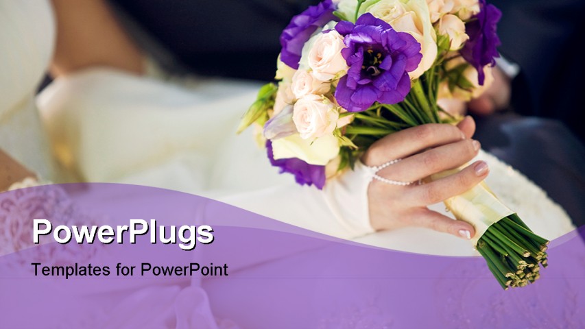 PowerPoint Template about wedding, family, lifestyle
