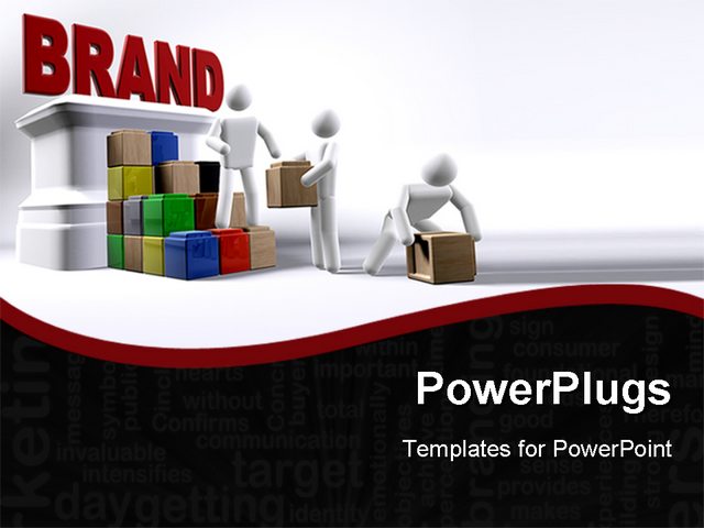 PowerPoint Template about business, marketing, ales