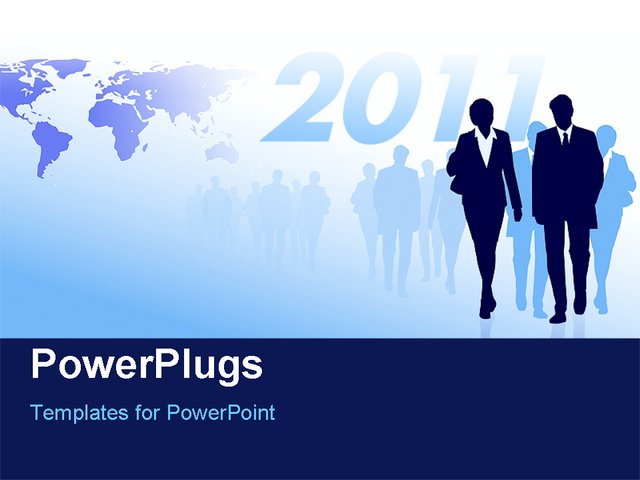 PowerPoint Template about business, people, team