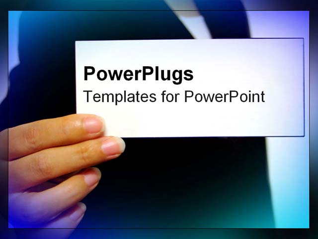 powerpoint business cards template