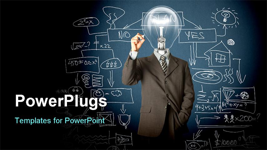 PowerPoint Template about business, education, marketing