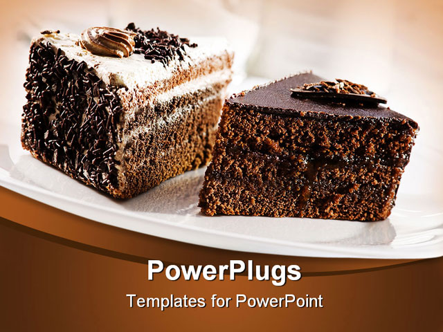 PowerPoint Template about cake, bake, bakery