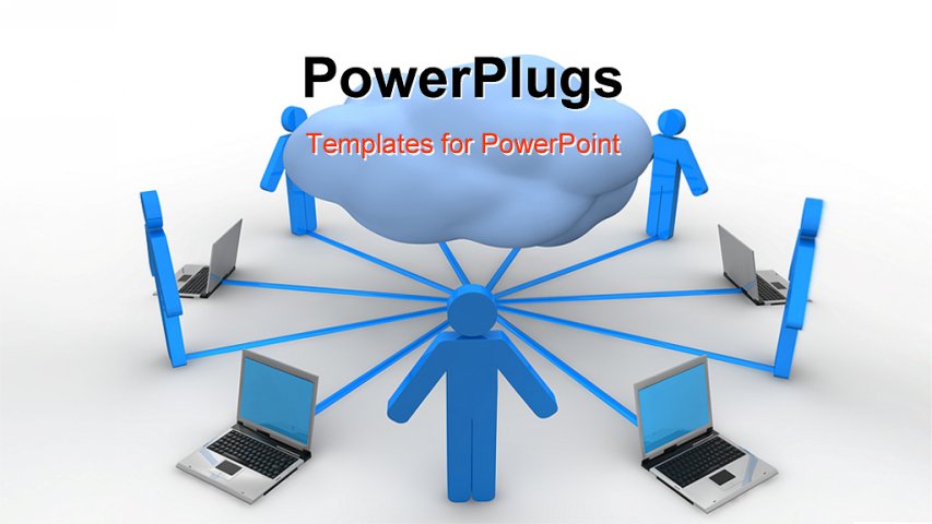 PowerPoint Template about business, people, communication