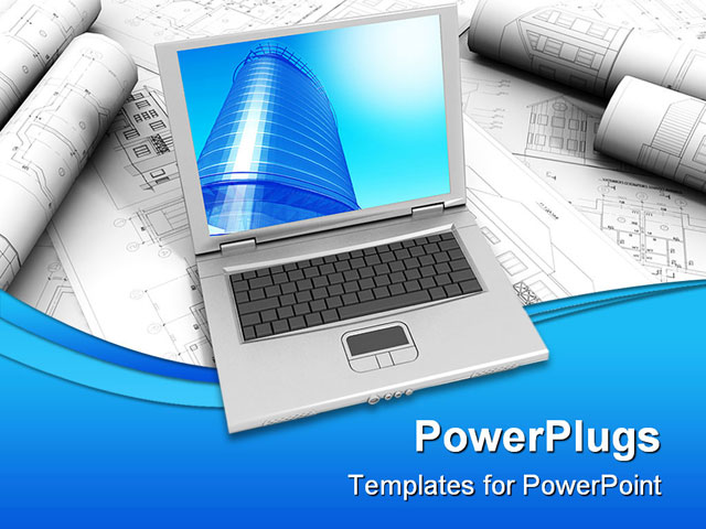 PowerPoint Template about black, boat, business