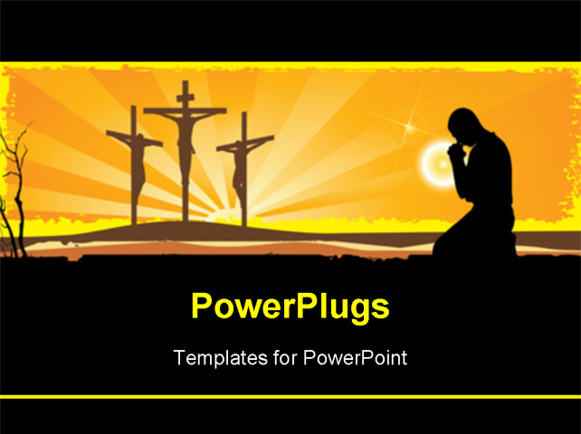 PowerPoint Template about religion, history, abstract
