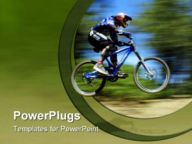 PowerPoint Template about zoom air, california, mountain