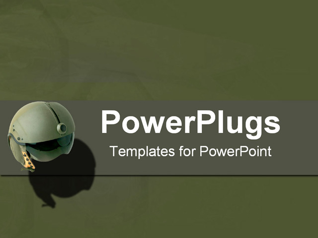 PowerPoint Template about defense, defence, military