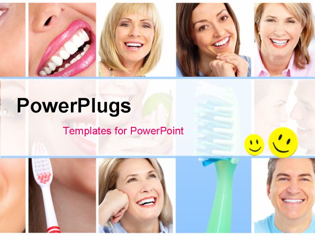PowerPoint Template about dental, medical, health