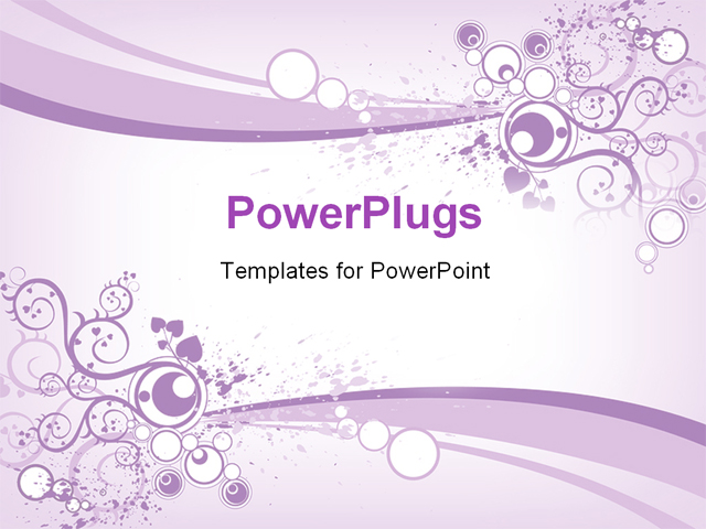 PowerPoint Template about abstract, background, decorative