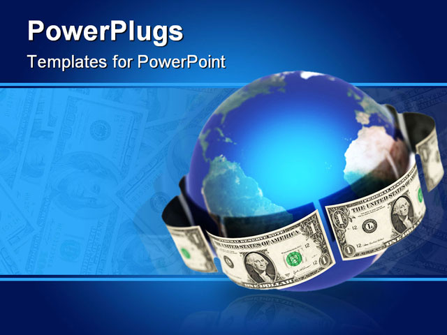 PowerPoint Template about bribery, contribution, corruption