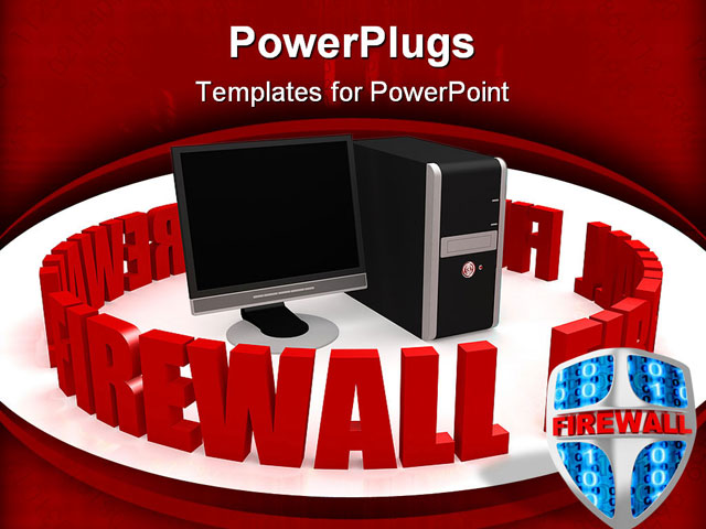 PowerPoint Template about 3d, art, attack