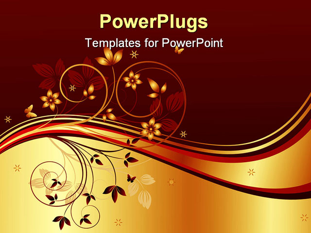 PowerPoint Template about abstract, art, backdrop