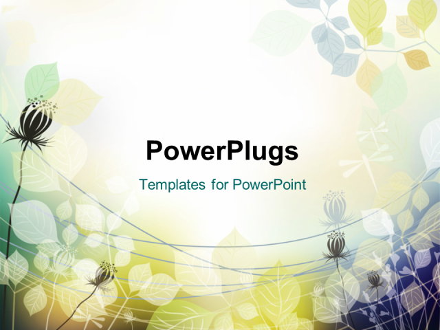 PowerPoint Template about abstract, art, generic