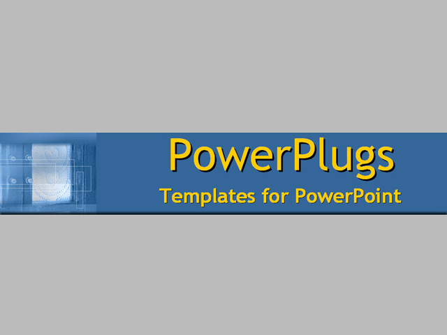 PowerPoint Template about furniture, cabinet, drawer