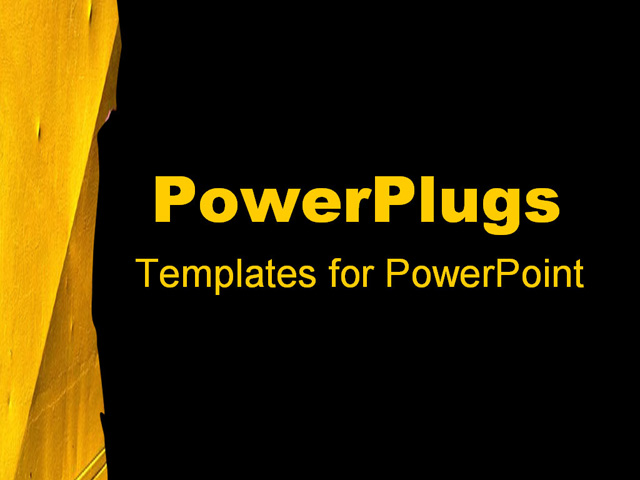 PowerPoint Template about general, generic, rugged