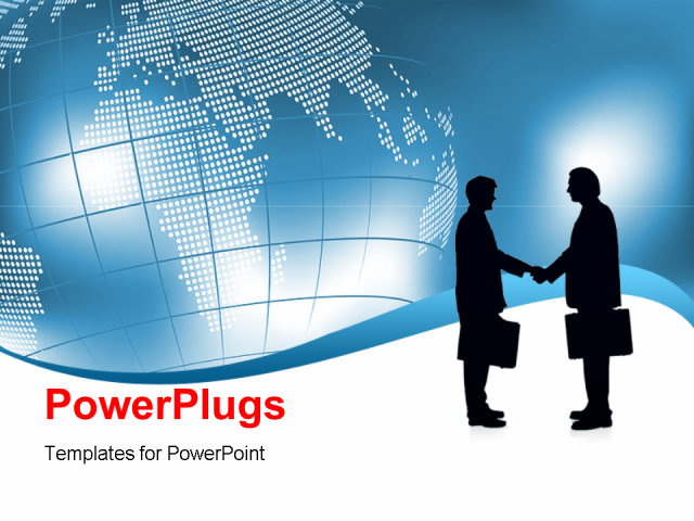 PowerPoint Template about business, people, communication