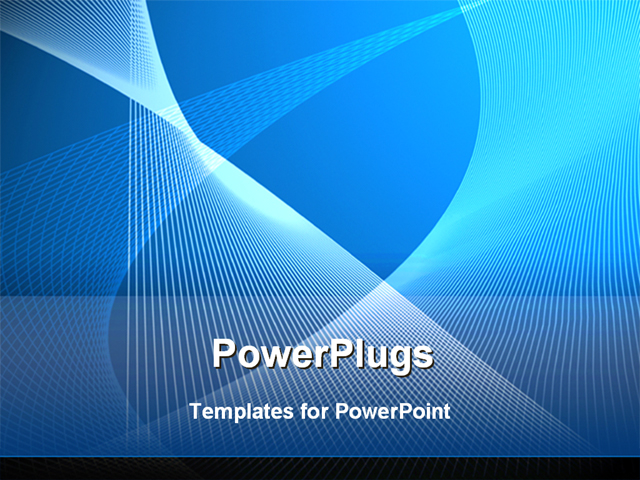 PowerPoint Template about general, abstract, blue