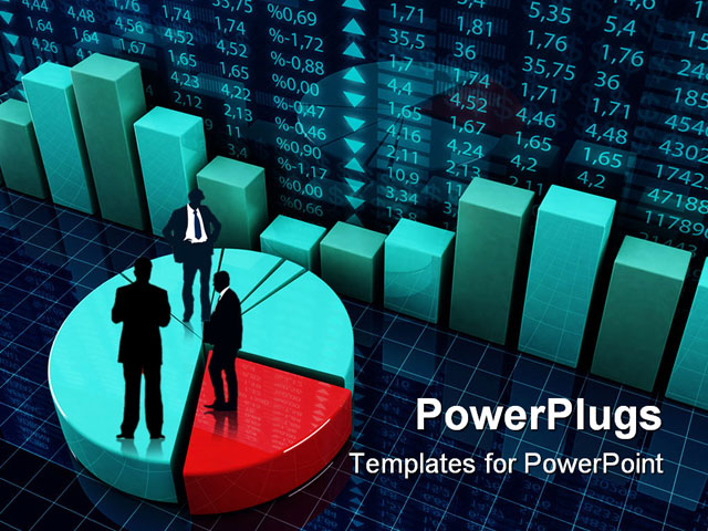 PowerPoint Template about financial, graphic, charts