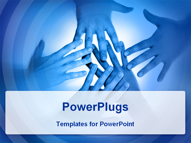 PowerPoint Template about handshake, business, people