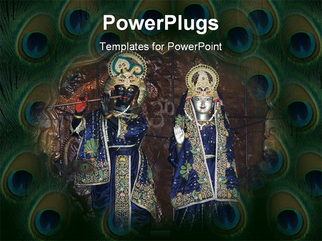 PowerPoint Template about avatar, god, goddess