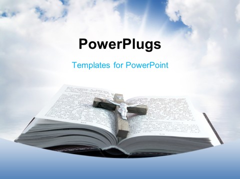 PowerPoint Template about religion, history, education