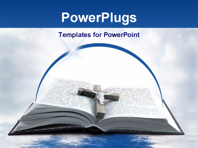PowerPoint Template about religion, history, abstract