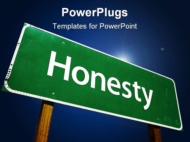 PowerPoint Template about abstract, billboard, choice