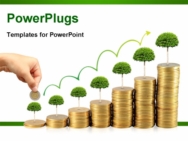 PowerPoint Template about finance, business, marketing