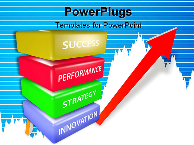 A Stack Of Four Abstract 3d Cubes Representing Business Building Block Concepts Powerpoint Building Blocks Powerpoint Template