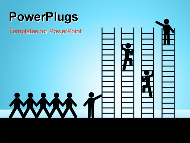 PowerPoint Template about business, people, communication