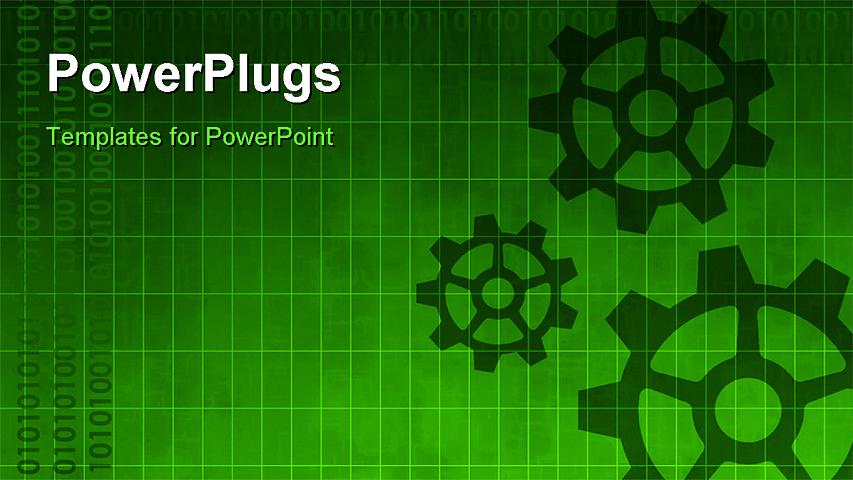 PowerPoint Template about industrial, manufacturing, business