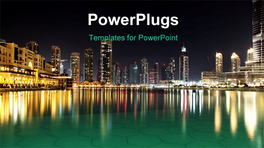 PowerPoint Template about travel, holidays, cities