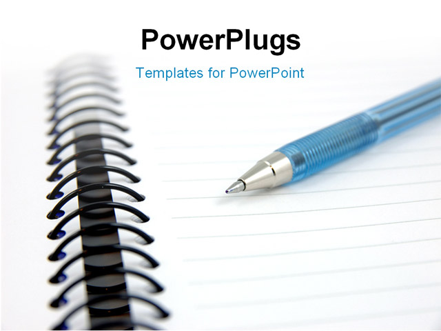Powerpoint Notebook Template