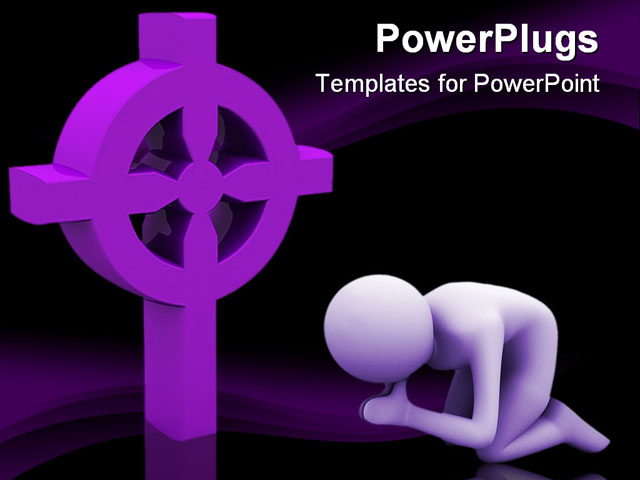 PowerPoint Template about religious, symbol, abstract