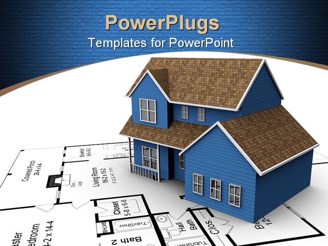 PowerPoint Template about accomodation, agent, architect