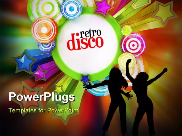 PowerPoint Template about music, leisure, entertainment