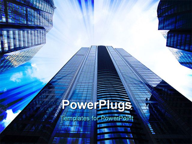 PowerPoint Template about real estate, architecture, business