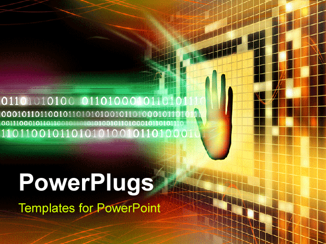 PowerPoint Template about animated, access, alt