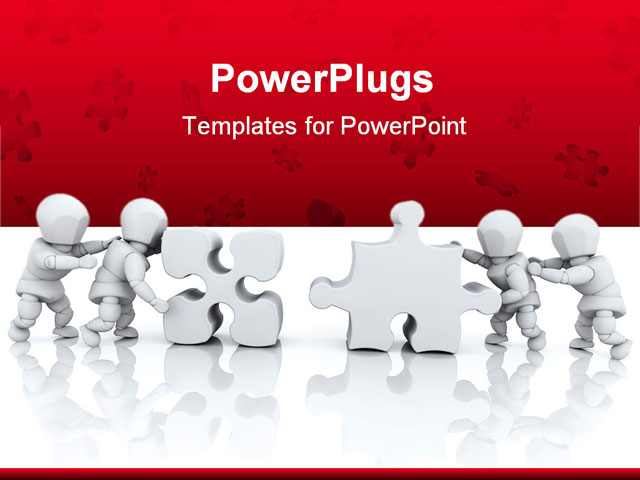 PowerPoint Template about answer, assemble, business