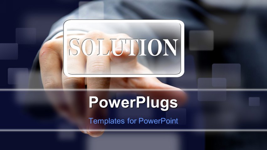 PowerPoint Template about computer, communication, business