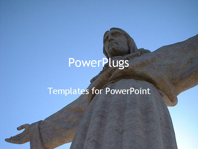 PowerPoint Template about christian, religious, religion